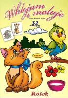 Wklejam i maluję - Kotek. Autor: Opracowanie zbiorowe. SmakLiter.pl Okładka książki Wklejam i maluję - Kotek