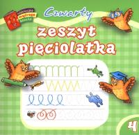 Bibl. mądrego dziecka - Czwarty zeszyt pięciolatka. Autor: Wiśniewska Anna. SmakLiter.pl Okładka książki Bibl. mądrego dziecka - Czwarty zeszyt pięciolatka