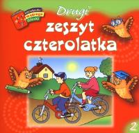 Bibl. mądrego dziecka - Drugi zeszyt czterolatka. Autor: Anna Wiśniewska (red.). SmakLiter.pl Okładka książki Bibl. mądrego dziecka - Drugi zeszyt czterolatka
