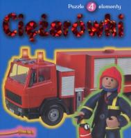 Okładka książki Ciężarówki. Książka z puzzlami FK