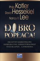 Okładka książki Dobro popłaca