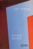 Europa / Zachód. Autor: Prokop Jan. SmakLiter.pl Okładka książki Europa / Zachód