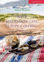 Klub miłośników ginu i zupy z ostryg. Autor: Rossiter Nancy. SmakLiter.pl Okładka książki Klub miłośników ginu i zupy z ostryg