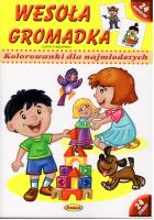 Kolorowanki dla najmł. - Wesoła gromadka  PASJA. Autor: Ernest Błędowski. SmakLiter.pl Okładka książki Kolorowanki dla najmł. - Wesoła gromadka  PASJA