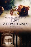 List z powstania. Autor: Klejzerowicz Anna. SmakLiter.pl Okładka książki List z powstania