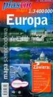 Okładka książki Mapa samochodowa Europa Plastik