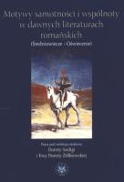 Okładka książki Motywy samotności i wspólnoty w dawnych literaturach romańskich