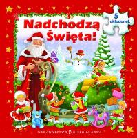 Okładka książki Nadchodzą Święta - Książka z puzzlami