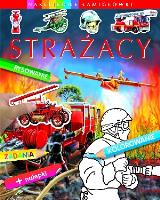 Okładka książki Naklejkowe łamigłówki - Strażacy