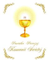 Okładka książki Pamiątka Pierwszej Komunii Świętej kielich