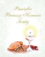 Okładka książki Pamiątka Pierwszej Komunii Świętej z kłosami 2013