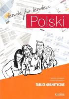 Polski krok po kroku Tablice gramatyczne. Autor: Stempek Iwona, Stelmach Anna. SmakLiter.pl Okładka książki Polski krok po kroku Tablice gramatyczne