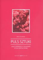 Puls sztuki. Autor: Smolińska Marta. SmakLiter.pl Okładka książki Puls sztuki