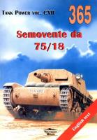 Okładka książki Semovente da 75/18. Tank Power vol. CXII 365