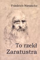 To rzekł Zaratustra. Autor: Friedrich Nietzsche. SmakLiter.pl Okładka książki To rzekł Zaratustra