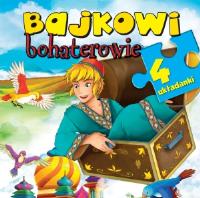 4 układanki - Bajkowi bohaterowie. Autor: Wiśniewska Anna. SmakLiter.pl Okładka książki 4 układanki - Bajkowi bohaterowie