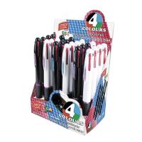 Opakowanie Długopis automatyczny czterokolorowy. Display 24 sztuki