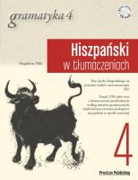 Okładka książki Hiszpański w tłumaczeniach Gramatyka Część 4