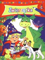 Kolorowanki Małego Czarodzieja - Zwierzątka FK. Autor: Murgrabia Ala Hanna. SmakLiter.pl Okładka książki Kolorowanki Małego Czarodzieja - Zwierzątka FK
