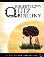 Okładka książki Komputerowy Quiz Biblijny. Gra edukacyjna CD