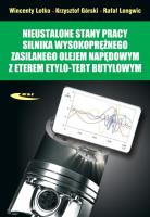 Nieustalone stany pracy silnika wysokoprężnego. Autor: Lotko Wincenty, Górski Krzysztof, Longwic Rafał. SmakLiter.pl Okładka książki Nieustalone stany pracy silnika wysokoprężnego