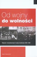 Okładka książki Od wojny do wolności