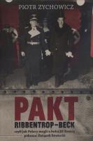 Okładka książki Pakt Ribbentrop-Beck