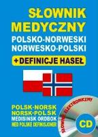 Słownik medyczny polsko-norweski + CD. Autor: Lemańska Aleksandra, Gut Dawid, Majewska Joanna. SmakLiter.pl Okładka książki Słownik medyczny polsko-norweski + CD