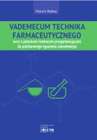 Vademecum Technika Farmaceutycznego. Autor: Marcin Rabka. SmakLiter.pl Okładka książki Vademecum Technika Farmaceutycznego