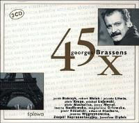 45 X Georges Brassens. Autor: Georges Brassens. SmakLiter.pl Okładka książki 45 X Georges Brassens