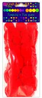 Opakowanie Pompony Akrylowe - Czerwone Mix 24 szt.