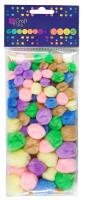 Opakowanie Pompony Akrylowe - Pastel Mix 78 szt.