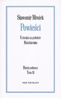 Powieści. Autor: Mrożek Sławomir. SmakLiter.pl Okładka książki Powieści