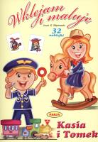 Wklejam i maluję - Kasia i Tomek. Autor:   Praca zbiorowa. SmakLiter.pl Okładka książki Wklejam i maluję - Kasia i Tomek
