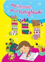 Zimowe łamigłówki. Autor: Wiśniewski Krzysztof. SmakLiter.pl Okładka książki Zimowe łamigłówki