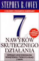 7 nawyków skutecznego działania. Autor: Stephen R. Covey. SmakLiter.pl Okładka książki 7 nawyków skutecznego działania