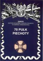 70 pułk piechoty. Autor: Dymek Przemysław. SmakLiter.pl Okładka książki 70 pułk piechoty