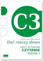 Dać rzeczy słowo. Czytanie - poziom 3.. Autor: Marika Litwin, Iwona Pietrzyk. SmakLiter.pl Okładka książki Dać rzeczy słowo. Czytanie - poziom 3.