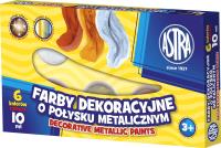 Opakowanie Farby metaliczne 6 kolorów, 10 ml