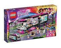 Lego Friends Wóz koncertowy gwiazdy pop. Autor: JEROEN VAN VEEN AND FRIENDS. SmakLiter.pl Okładka książki Lego Friends Wóz koncertowy gwiazdy pop