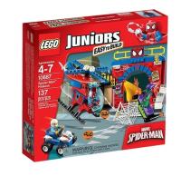 Lego Juniors Kryjówka Spider-Mana. Autor: Juniors. SmakLiter.pl Okładka książki Lego Juniors Kryjówka Spider-Mana