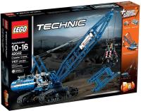 Lego Technic Żuraw gąsienicowy. Autor: Technic. SmakLiter.pl Okładka książki Lego Technic Żuraw gąsienicowy