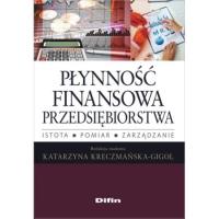 Okładka książki Płynność finansowa przedsiębiorstwa
