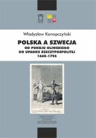 Polska a Szwecja. Autor: Konopczyński Władysław. SmakLiter.pl Okładka książki Polska a Szwecja