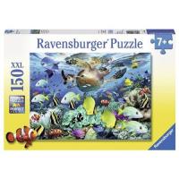 Puzzle 150 XXL Podwodny raj. Wydawca: Ravensburger. SmakLiter.pl Opakowanie Puzzle 150 XXL Podwodny raj