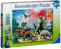 Opakowanie Puzzle XXL Pośród dinozaurów 100