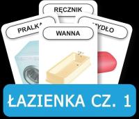 Rozwijamy mowę i myślenie - Łazienka cz. 1.. Wydawca: KOMLOGO. SmakLiter.pl Opakowanie Rozwijamy mowę i myślenie - Łazienka cz. 1.