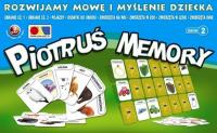 Rozwijamy mowę i myślenie. Piotruś memory.Zestaw 2. Wydawca: KOMLOGO. SmakLiter.pl Opakowanie Rozwijamy mowę i myślenie. Piotruś memory.Zestaw 2