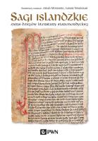 Okładka książki Sagi islandzkie . Zarys dziejów literatury staronordyckiej