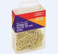 Opakowanie Spinacze złote R-28 (100szt) GRAND